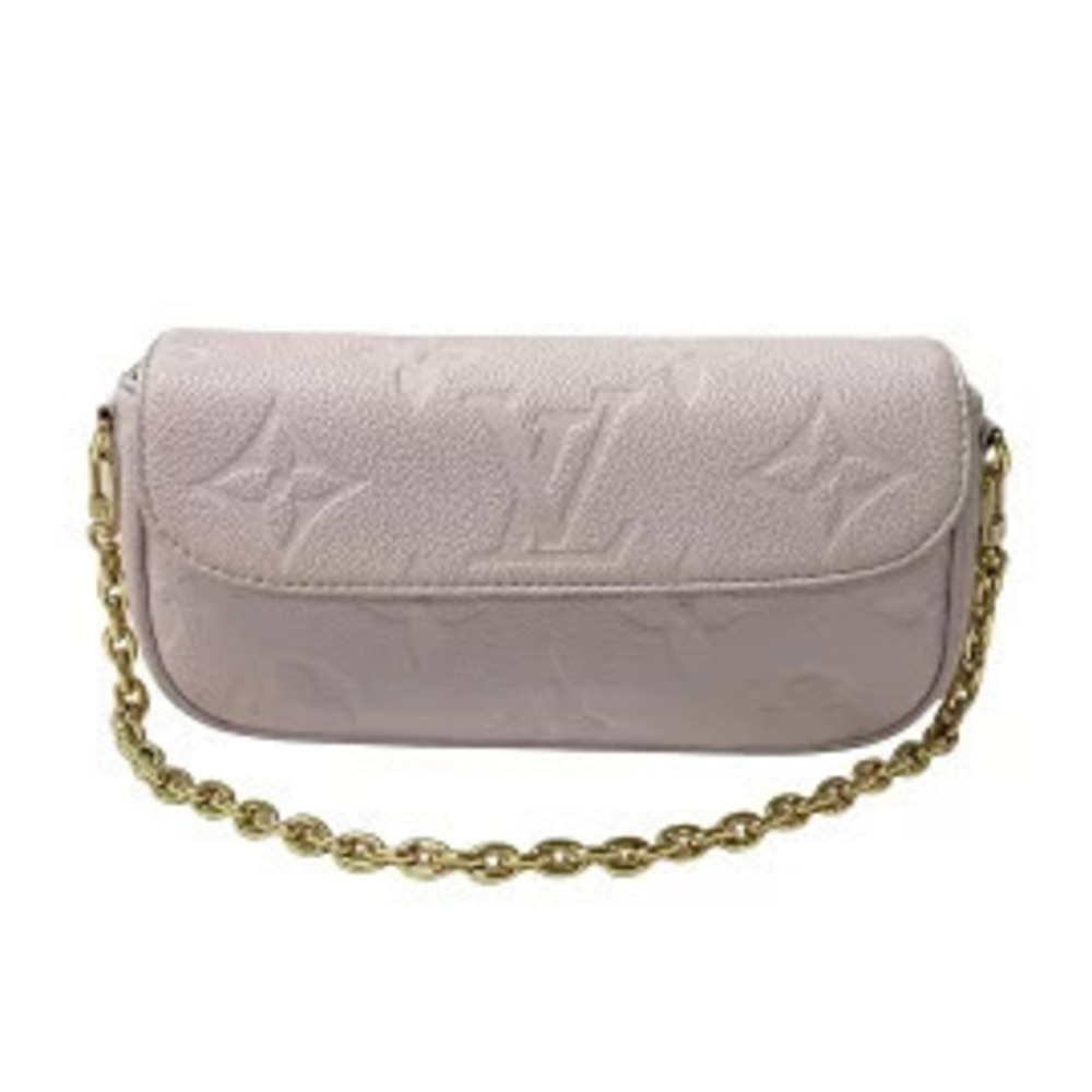 LOUIS VUITTON Wallet on Chain Ivy Misty Lilac Leather Cowhide